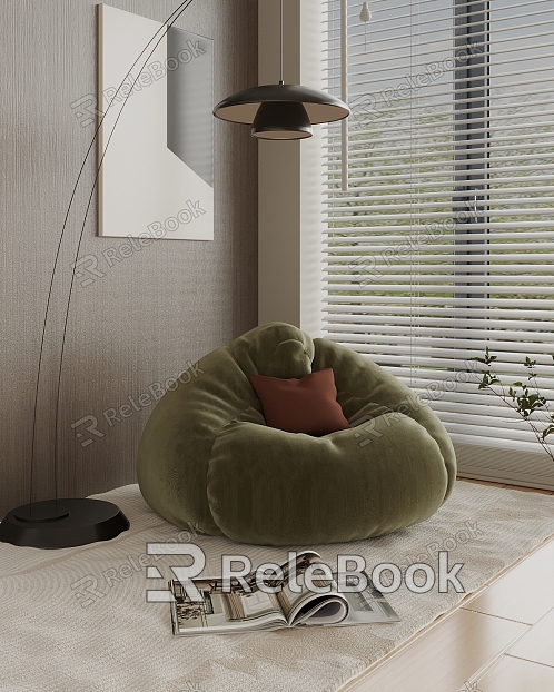 Caterpillar Lazy Sofa Casual Sofa model