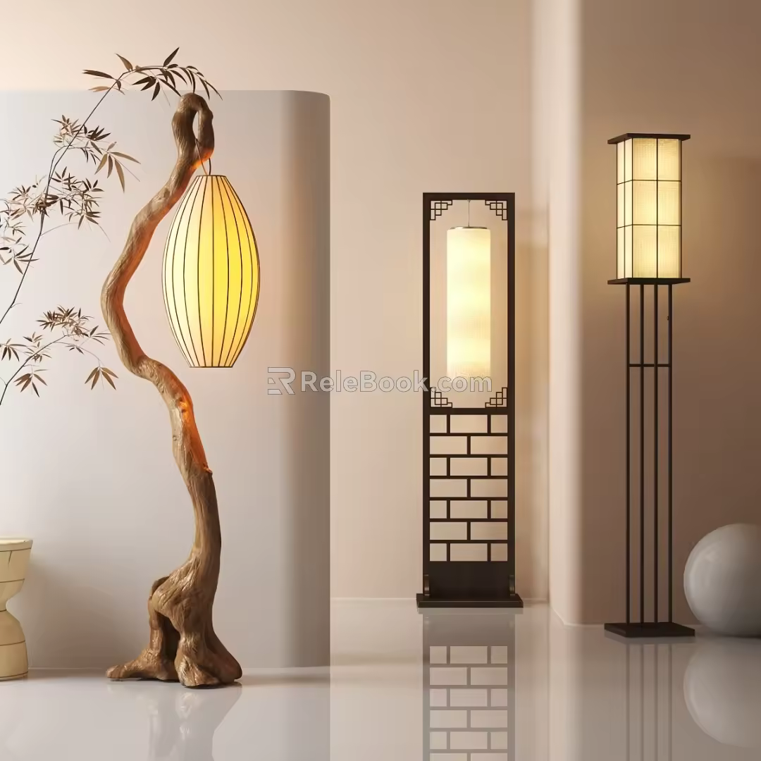 Floor lamp 3d model