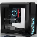 Desktop game computer host 3d model