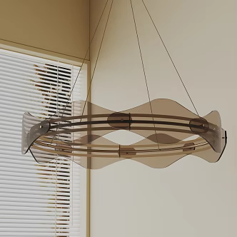 Modern chandelier 3d model