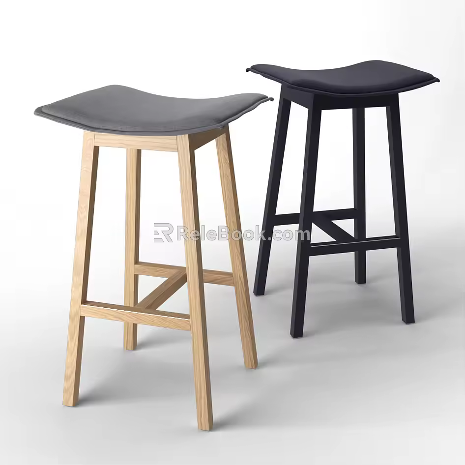 Bar stool 3d model