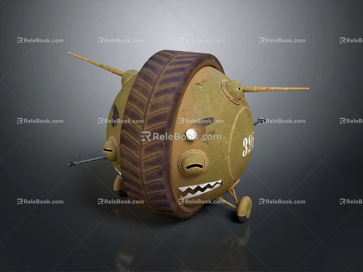 Mech Warrior Mech Soldier Machine Battlearm Mechanical Battlearm Machine Fighter Robot 3d model