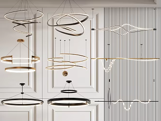 Chandelier Combination Metal Chandelier Living Room Chandelier Dining Room Chandelier Bedroom Chandelier 3d model