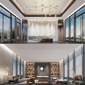 Entry Lobby 3d model