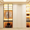 Wardrobe Design Wardrobe Effect Diagram Wardrobe Coat Cabinet Design Coat Cabinet 3d model