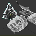 Outdoor Camping Tent Design With Conical Structure Rolled Up Storage And Groundsheet