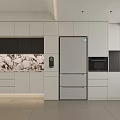Modern Living and Dining Room Interior With L shaped Sofa Coffee Table And Dining Set