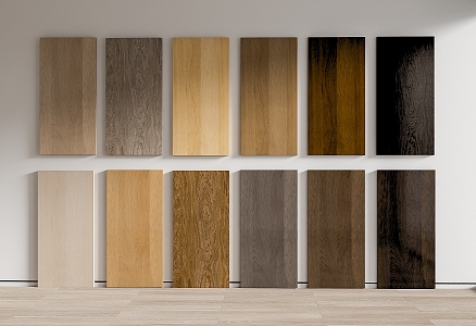 Modern wall panel wood veneer wall panel wall panel wall panel wall panel wood board 3d model