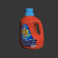 Red Bottle Blue Cap 3L Liquid Detergent for Effective Laundry Cleaning 3d model