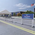 Second China International Supply Chain Expo Venue With Modern Architecture And Square