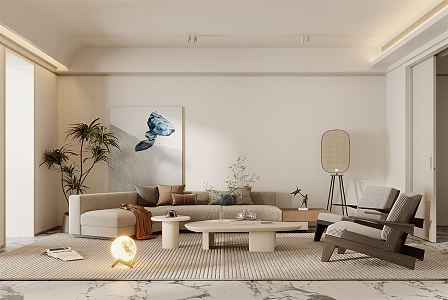 The Silent Living Room 3d model