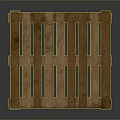 Sturdy Wooden Pallet For Home Storage With Durable Slats And Solid Construction
