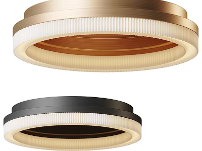 Light Luxury Round Ceiling Lamp Collection 3d model