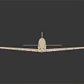 3D Printed White Grid Structured Aerospace Model On Dark Reflective Surface