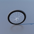 wheel hub wheel bicycle tire 3d model