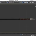 Gun pike halberd war halberd spear war spear ge game weapon cold weapon long handle weapon simple model low model low face several times era weapon 3d model