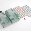 Medical Devices Medicine Boxes Tablets And Capsules With Cross Symbols Packaging