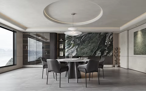 Modern Restaurant 3d model