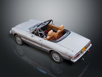 Hyundai sports car Convertible Car Convertible Car Vehicle Car Private Car Sedan 3d model