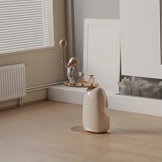 Modern Bedside Cabinet 3d model