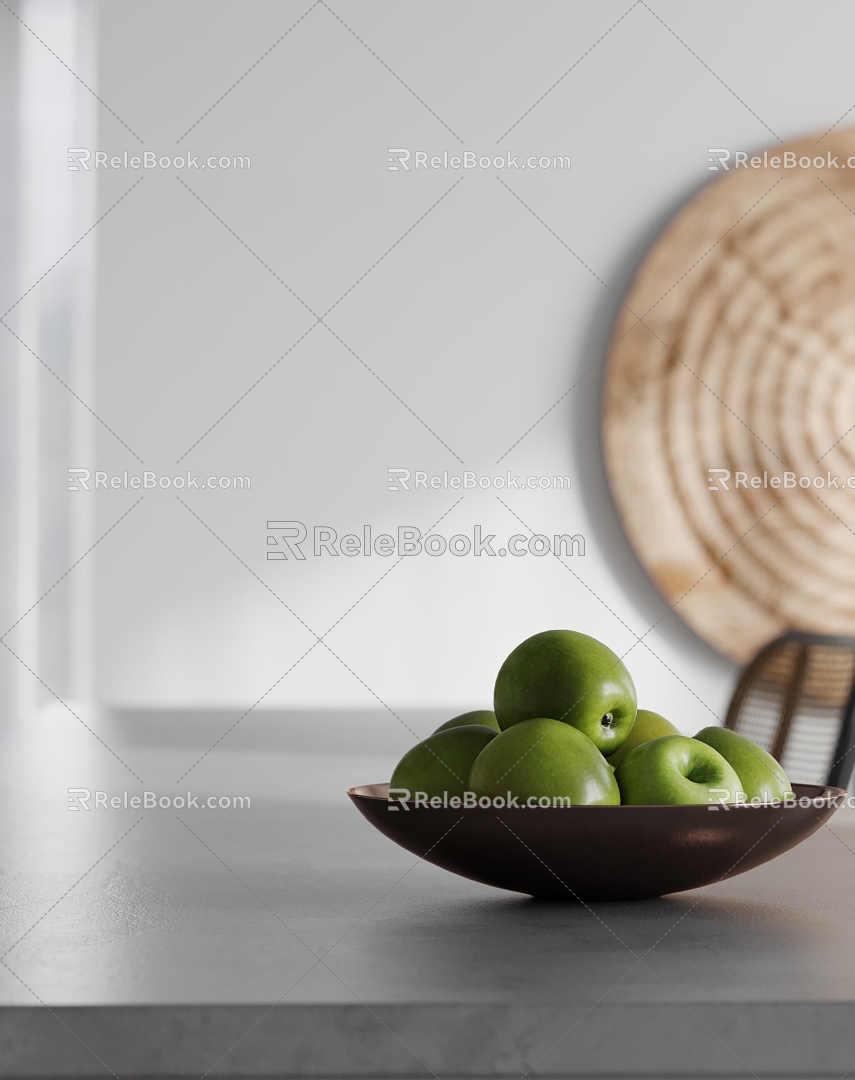 Modern fruit 3d model