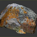 Natural Wood Stone Materials With Orange And Blue Natural Textures On Surface