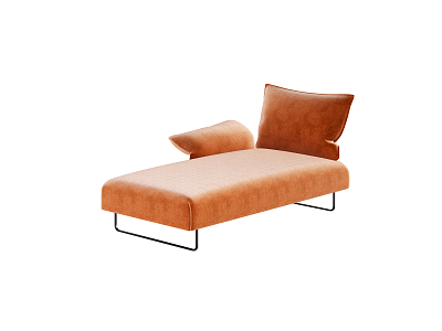 Modern chaise sofa 3d model