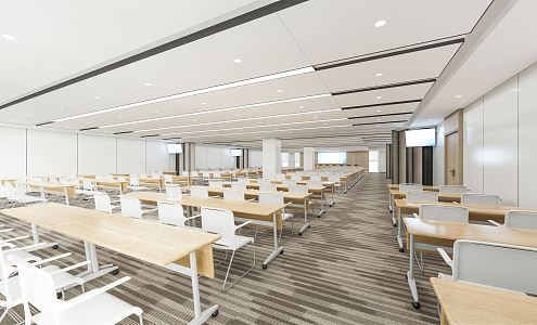 Modern Conference Hall School Conference Room 3d model