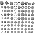 Diverse Metal Hardware Tools Collection Showcasing Nuts Bolts Rings And Decorative Parts