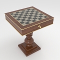 American Chessboard Chessboard 3d model