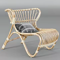 Rattan Single Sofa In Various Stylish Designs With Comfortable Cushions For Home Decor