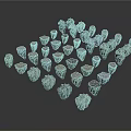 Assorted Natural Stones With Various Colors And Different Shapes For Decoration