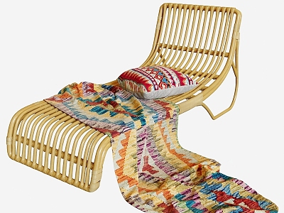 Modern recliner rattan recliner model