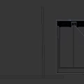 Modern Desk Computer Desk E-Sports Table Host Alien 3d model