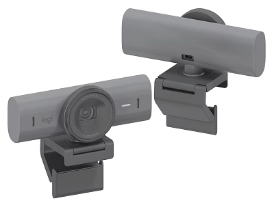 Logitech Digital Webcams With Clip Mount Design For Computer And Mobile Use 3d model