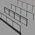 Modern Railings With Metal Frames And Glass Panels In Various Designs