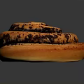Freshly Baked Cinnamon Roll With Swirled Filling And Golden Crusty Surface