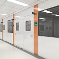 Modern Laboratory Simple and Generous Laboratory 3d model