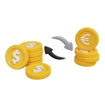 Modern Gold Coin Currency Coin Cartoon Gold Coin 3d model Modern Gold Coin Currency Coin Cartoon Gold Coin 3d model