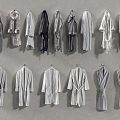 Bathrobe combination 3d model