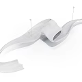 Modern special-shaped ceiling device for hanging ornaments 3d model