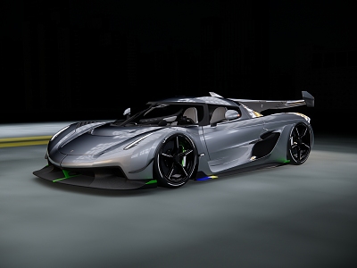 Hyundai Koenigseg Super Run 3d model