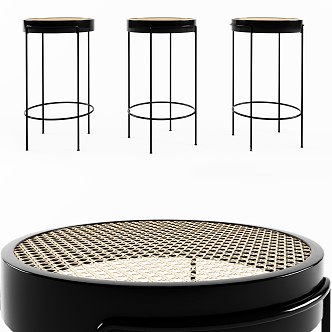 Modern Bar Stool Bar Chair 3d model