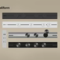 Poliform Modern Control Panels With Sleek Design And Multiple Color Options 3d model