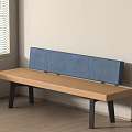 Modern bench 3d model