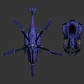 Modern Helicopter Sci-Fi Helicopter 3d model