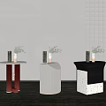 Modern combination of several sides and several sides 3d model