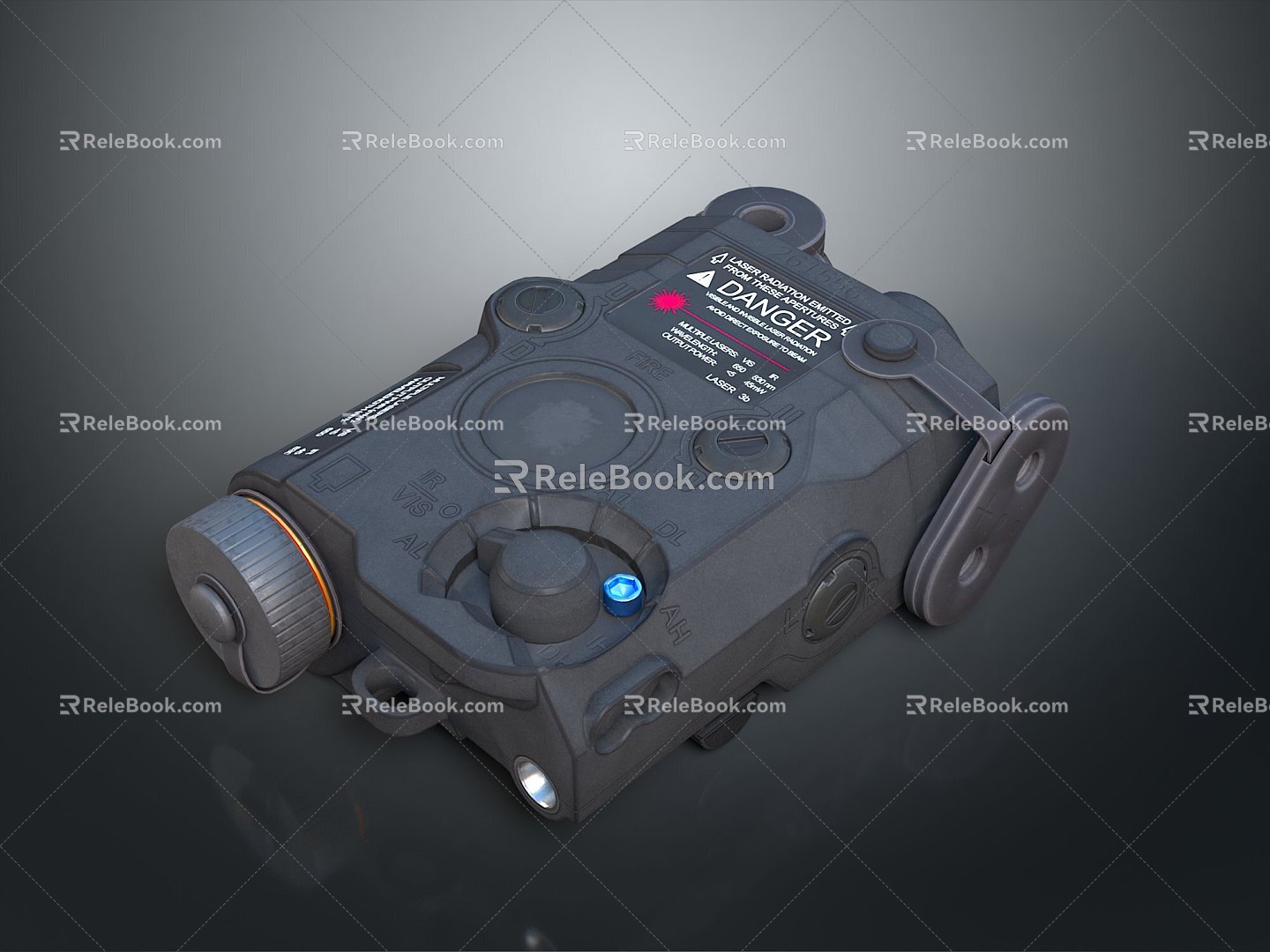 Infrared Steiner Laser Pistol Light Source Firearm Sight Firearm Device model