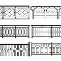 Collection of Decorative Metal Railings Featuring Various Intricate Patterns And Designs