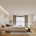 Modern Apartment Living Room With Comfortable Sofa Decorative Paintings Storage Cabinets And Soft Rug